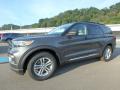 Front 3/4 View of 2020 Ford Explorer XLT 4WD #8