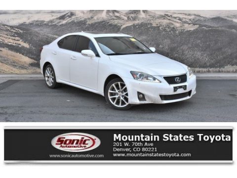 Starfire White Pearl Lexus IS 250 AWD.  Click to enlarge.