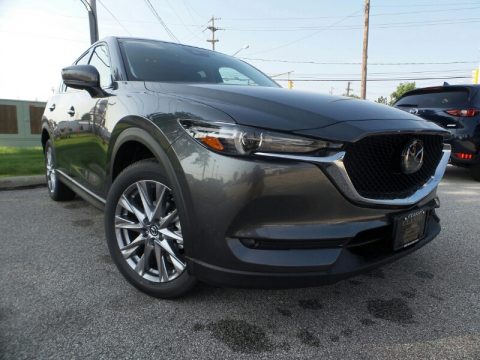 Machine Gray Metallic Mazda CX-5 Grand Touring AWD.  Click to enlarge.