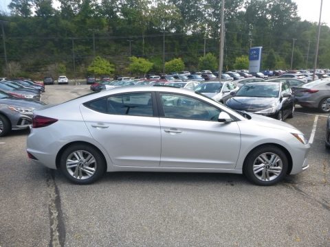 Symphony Silver Hyundai Elantra Value Edition.  Click to enlarge.