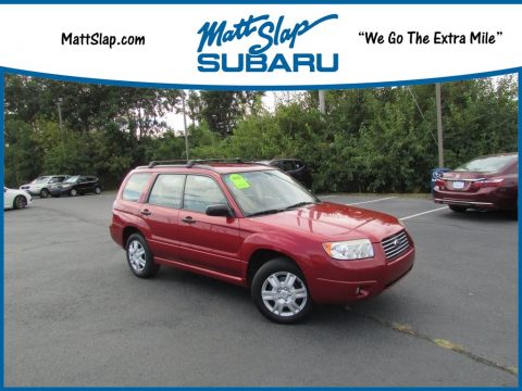 Garnet Red Pearl Subaru Forester 2.5 X.  Click to enlarge.