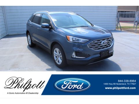 Blue Metallic Ford Edge SEL.  Click to enlarge.