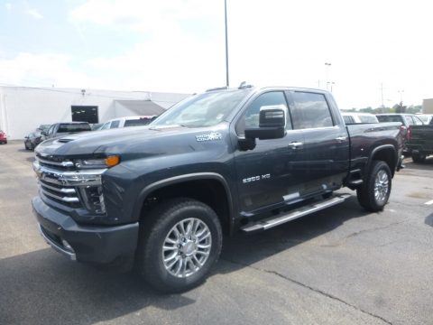 Shadow Gray Metallic Chevrolet Silverado 2500HD High Country Crew Cab 4x4.  Click to enlarge.