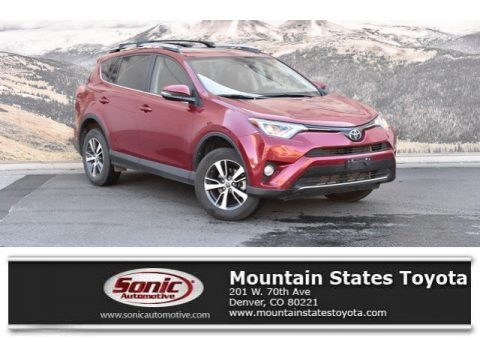 Ruby Flare Pearl Toyota RAV4 XLE AWD.  Click to enlarge.