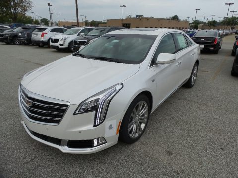 Crystal White Tricoat Cadillac XTS Luxury.  Click to enlarge.