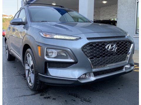 Sonic Silver Hyundai Kona Limited AWD.  Click to enlarge.