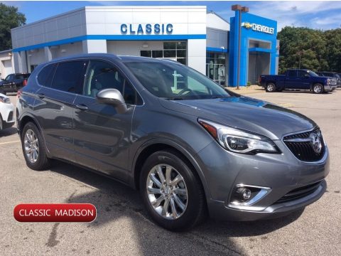 Satin Steel Metallic Buick Envision Essence.  Click to enlarge.
