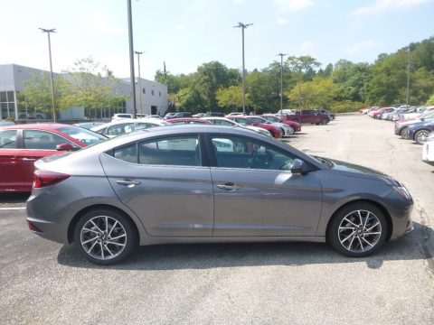 Machine Gray Hyundai Elantra Limited.  Click to enlarge.