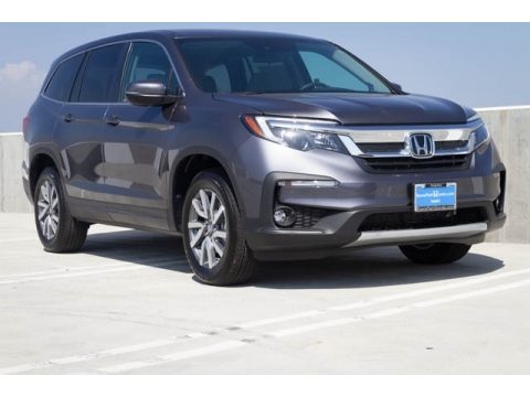 Modern Steel Metallic Honda Pilot EX.  Click to enlarge.