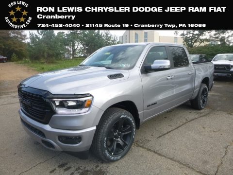 Billet Silver Metallic Ram 1500 Big Horn Night Edition Crew Cab 4x4.  Click to enlarge.