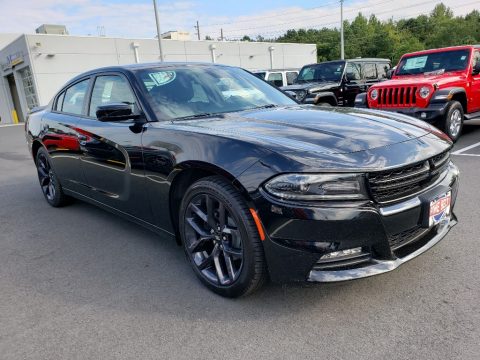 Pitch Black Dodge Charger SXT.  Click to enlarge.