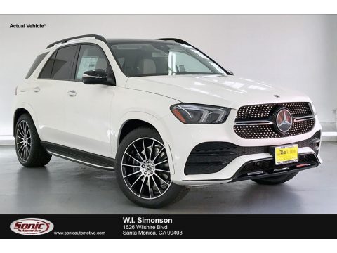 Polar White Mercedes-Benz GLE 450 4Matic.  Click to enlarge.
