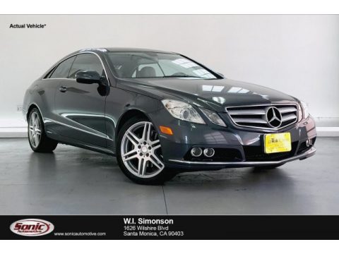 Steel Grey Metallic Mercedes-Benz E 350 Coupe.  Click to enlarge.