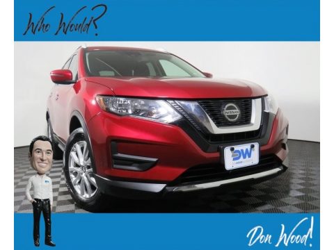 Scarlet Ember Nissan Rogue SV AWD.  Click to enlarge.