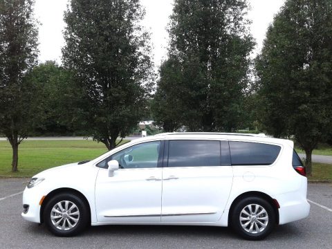 Bright White Chrysler Pacifica Touring L.  Click to enlarge.