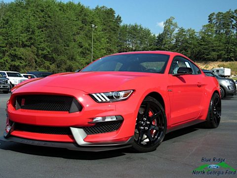 Race Red Ford Mustang Shelby GT350R.  Click to enlarge.