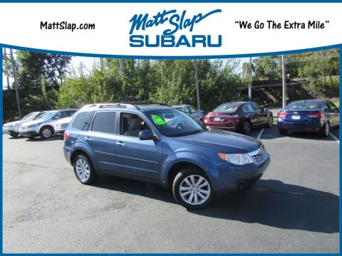 Marine Blue Pearl Subaru Forester 2.5 X Limited.  Click to enlarge.