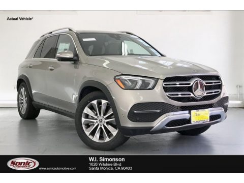 Mojave Silver Metallic Mercedes-Benz GLE 450 4Matic.  Click to enlarge.