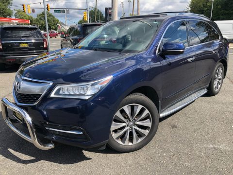 Fathom Blue Pearl Acura MDX SH-AWD Technology.  Click to enlarge.