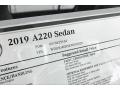 2019 A 220 Sedan #11 2019 A 220 Sedan #11