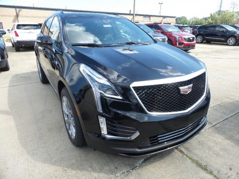 Stellar Black Metallic Cadillac XT5 Sport AWD.  Click to enlarge.