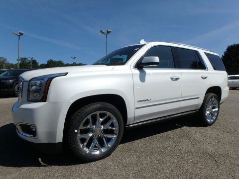 White Frost Tintcoat GMC Yukon Denali 4WD.  Click to enlarge.