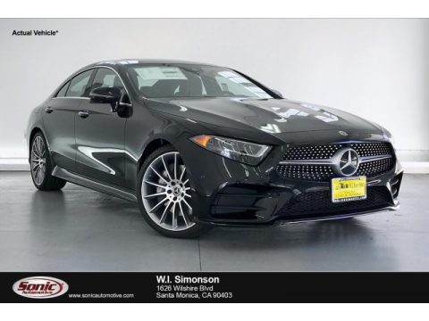 Black Mercedes-Benz CLS 450 Coupe.  Click to enlarge.