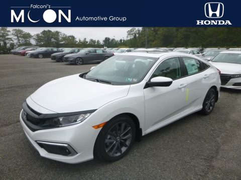 Platinum White Pearl Honda Civic EX Sedan. Click to enlarge. Platinum White Pearl Honda Civic EX Sedan. Click to enlarge.