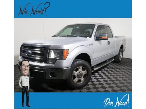 Ingot Silver Metallic Ford F150 XLT SuperCab 4x4.  Click to enlarge.