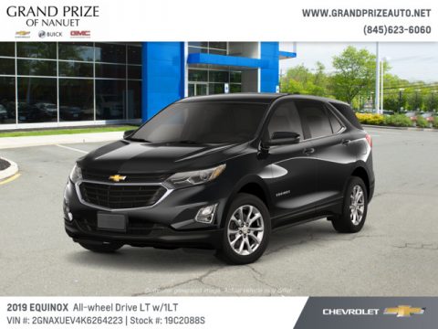 Mosaic Black Metallic Chevrolet Equinox LT AWD.  Click to enlarge.
