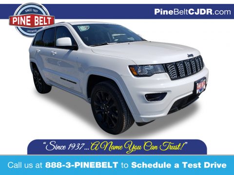 Bright White Jeep Grand Cherokee Altitude 4x4.  Click to enlarge.