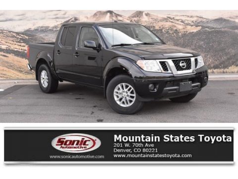Magnetic Black Nissan Frontier SV Crew Cab 4x4.  Click to enlarge.