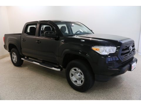 Black Toyota Tacoma SR Double Cab 4x4.  Click to enlarge.