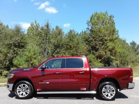 Delmonico Red Pearl Ram 1500 Long Horn Crew Cab 4x4.  Click to enlarge.