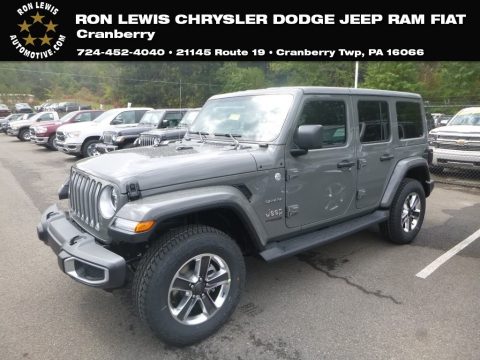 Sting-Gray Jeep Wrangler Unlimited Sahara 4x4.  Click to enlarge.