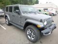 Front 3/4 View of 2020 Jeep Wrangler Unlimited Sahara 4x4 #8