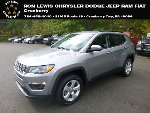 Billet Silver Metallic Jeep Compass Latitude 4x4.  Click to enlarge.