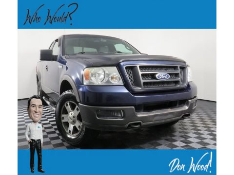 True Blue Metallic Ford F150 FX4 SuperCab 4x4.  Click to enlarge.