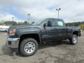 Front 3/4 View of 2019 GMC Sierra 2500HD Double Cab 4WD #1