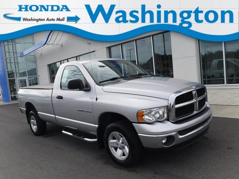 Bright Silver Metallic Dodge Ram 1500 SLT Regular Cab 4x4.  Click to enlarge.