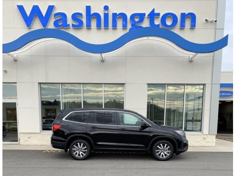 Crystal Black Pearl Honda Pilot EX-L AWD.  Click to enlarge.