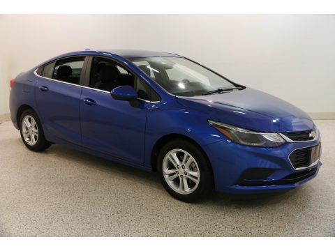 Kinetic Blue Metallic Chevrolet Cruze LT Sedan.  Click to enlarge.