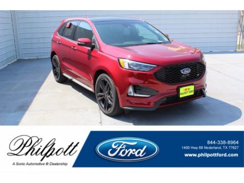 Ruby Red Ford Edge ST AWD.  Click to enlarge.