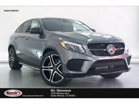 Selenite Grey Metallic Mercedes-Benz GLE 43 AMG 4Matic Coupe.  Click to enlarge.