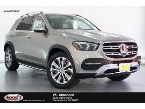 Mojave Silver Metallic Mercedes-Benz GLE 350.  Click to enlarge.