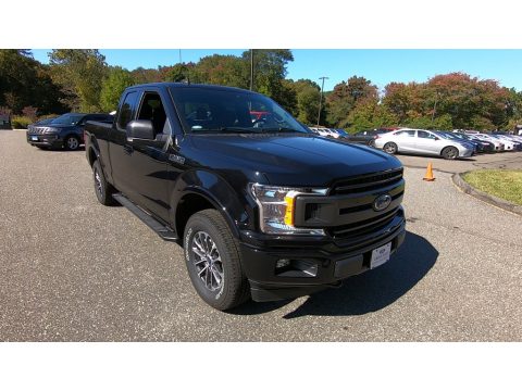 Agate Black Ford F150 XLT SuperCab 4x4.  Click to enlarge.