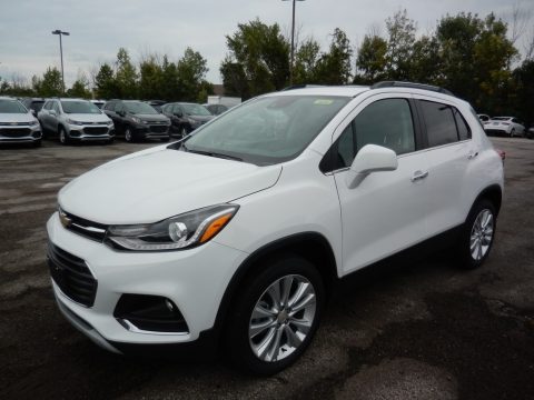 Summit White Chevrolet Trax Premier AWD.  Click to enlarge.