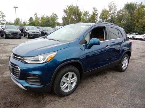Pacific Blue Metallic Chevrolet Trax LT AWD.  Click to enlarge.