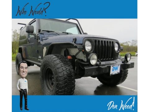 Midnight Blue Pearl Jeep Wrangler Unlimited 4x4.  Click to enlarge.