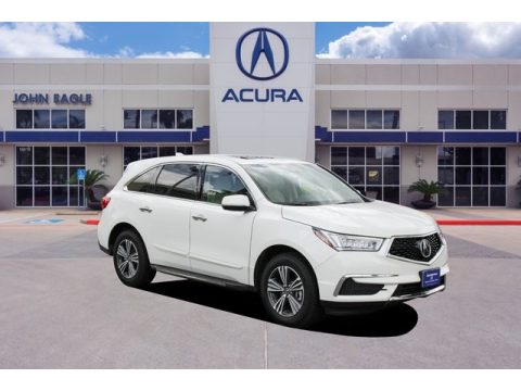 Platinum White Pearl Acura MDX FWD.  Click to enlarge.